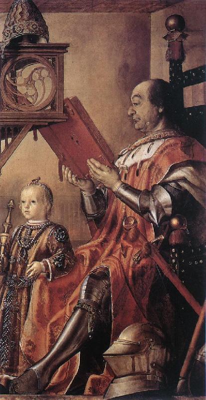 BERRUGUETE, Pedro Prince Federico da Montefeltro and his Son France oil painting art